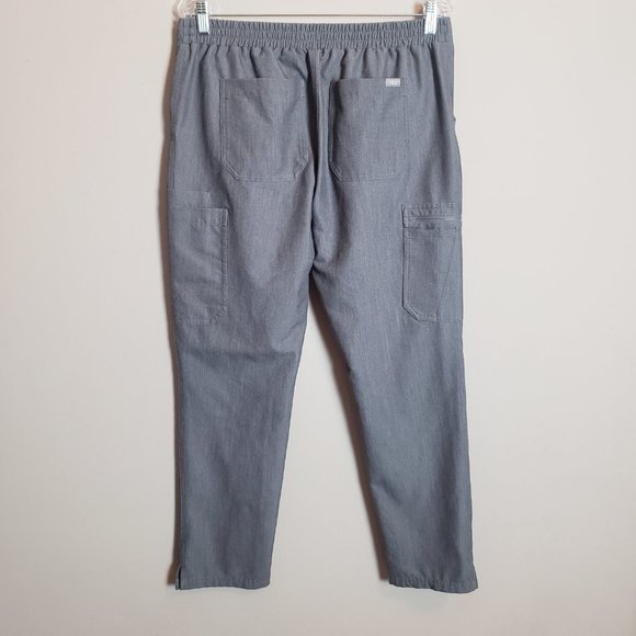 Figs Graphite Yola Skinny Straight Leg Scrub Pants Medium - Picture 4 of 7